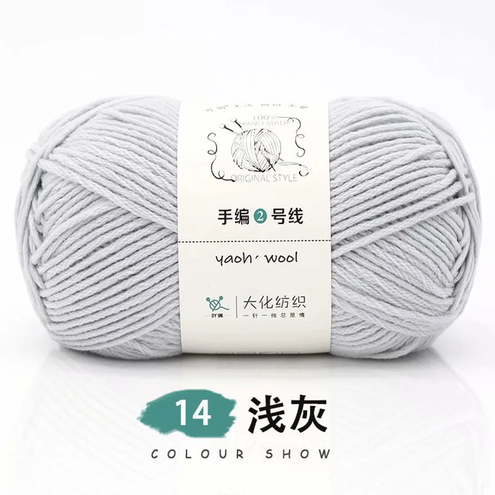 Pelote de laine soie et coton — Tricot, Crochet, Écharpe, Pull (100g)