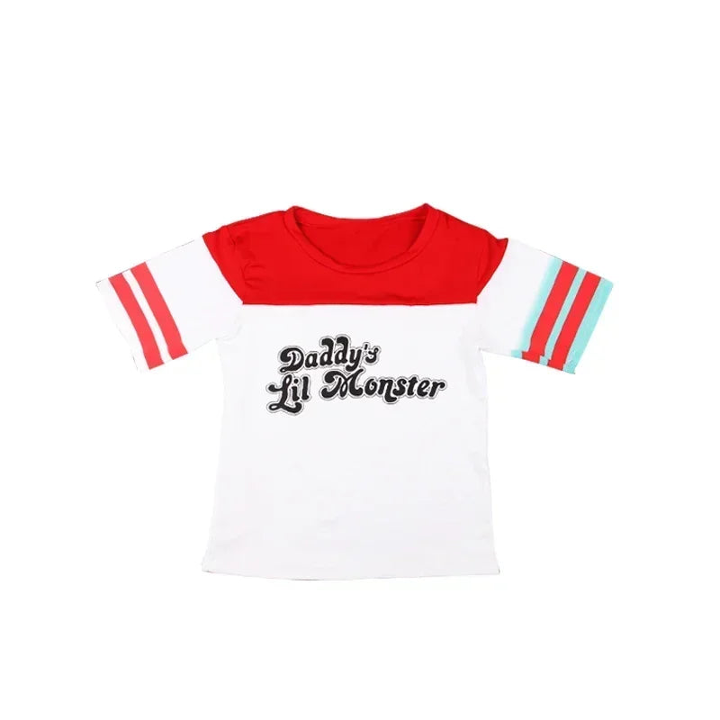 Robe Anime pour adultes, Costume pour femmes, perruque Quinn pour filles, t-shirt, veste Joker, Costume d'halloween,