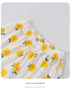 2024 New Kids Tops+shorts Set Summer Thin Baby Cotton Vest Sleeveless