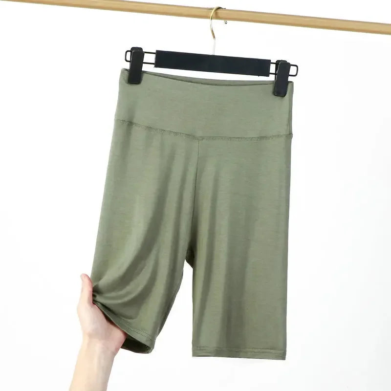 Plus Size Safety Shorts Women Summer Cotton Elastic Boyshorts Panties Female High Waist Anti Rubbing Underskirt Shorts 45-130KG
