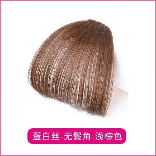 Fake Air Bangs Hair Clip-In Extension Synthetic Hair Fake Fringe Natural False Hairpiece Women Clip in Bangs Hair Styling Tools