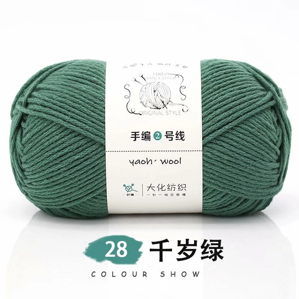 Pelote de laine soie et coton — Tricot, Crochet, Écharpe, Pull (100g)