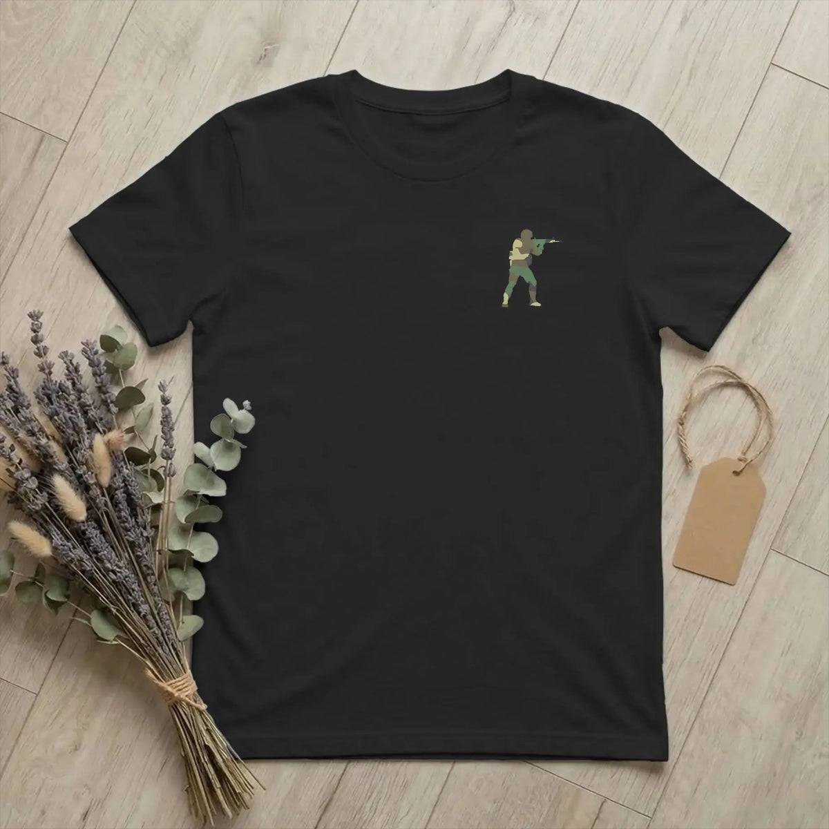 Men's T-Shirts Counters Shooting Striking Go Awesome Cotton Tee Shirt Short Sleeve Game Silhouette T Shirts O Neck Clothes Gift