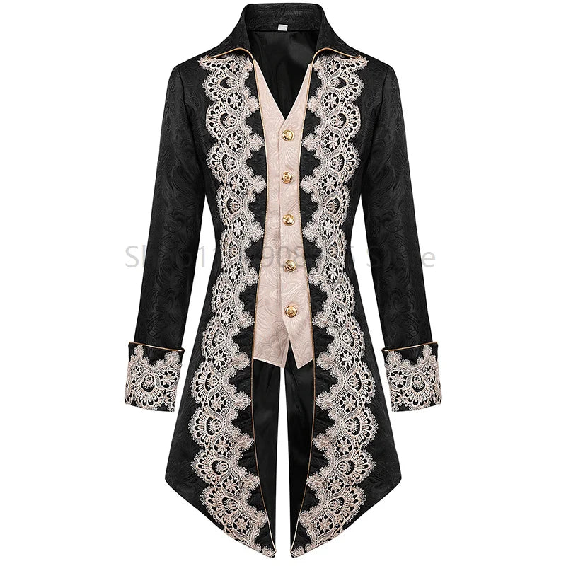 Veste de costume homme steampunk – Style victorien en velours