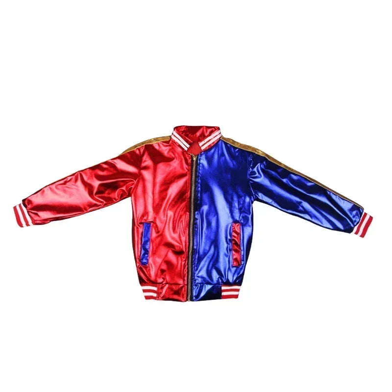 Robe Anime pour adultes, Costume pour femmes, perruque Quinn pour filles, t-shirt, veste Joker, Costume d'halloween,