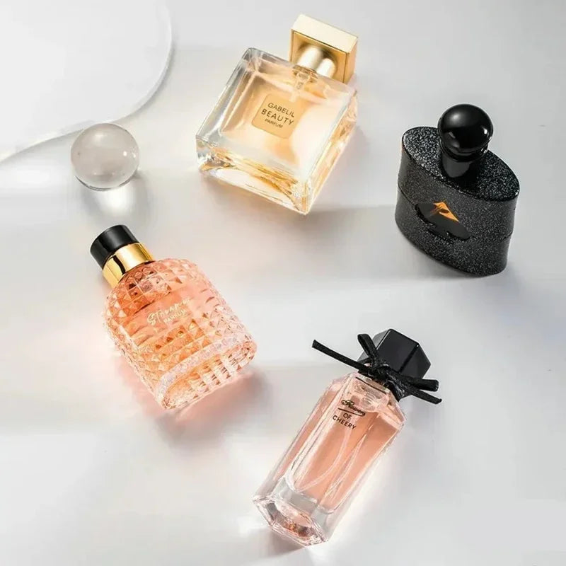 Women’s Perfume Gift Set of 4 Elegant Floral and Woody Long Lasting Fragrances Total 105g Perfect Gift for Daily Use or Travel