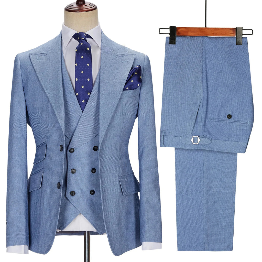 Costume homme – Ensemble veste, gilet et pantalon