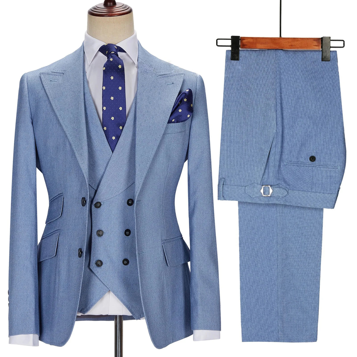 Costume homme – Ensemble veste, gilet et pantalon