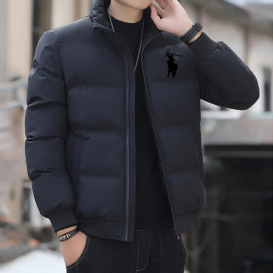 Veste homme épaisse – Fermeture zippée et doublure polyester