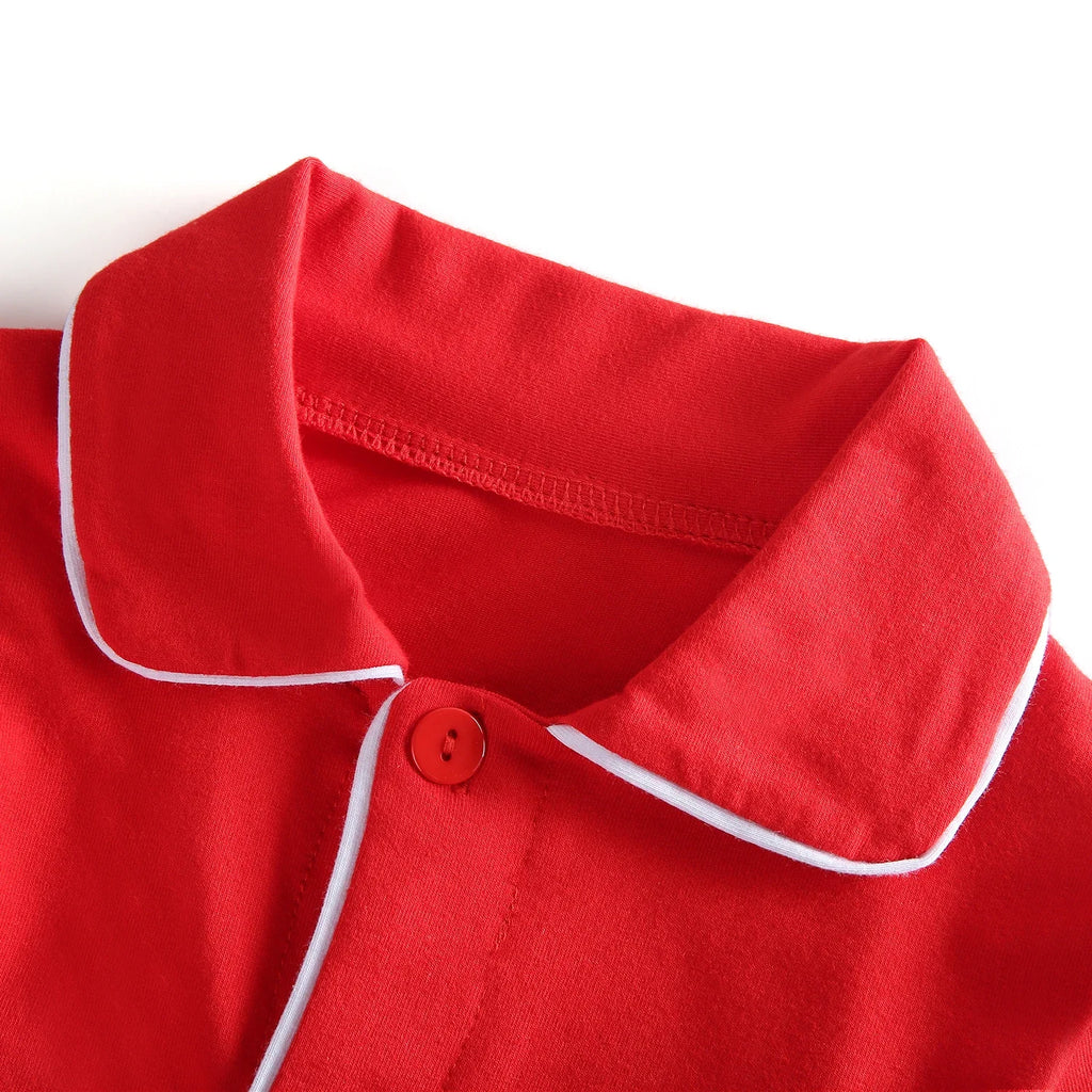 Ruffkids Velvet Baby Clothes Kids Pajamas Family Matching Pjs Loungewear Red Green Boys Girls Christmas Pyjamas Sets
