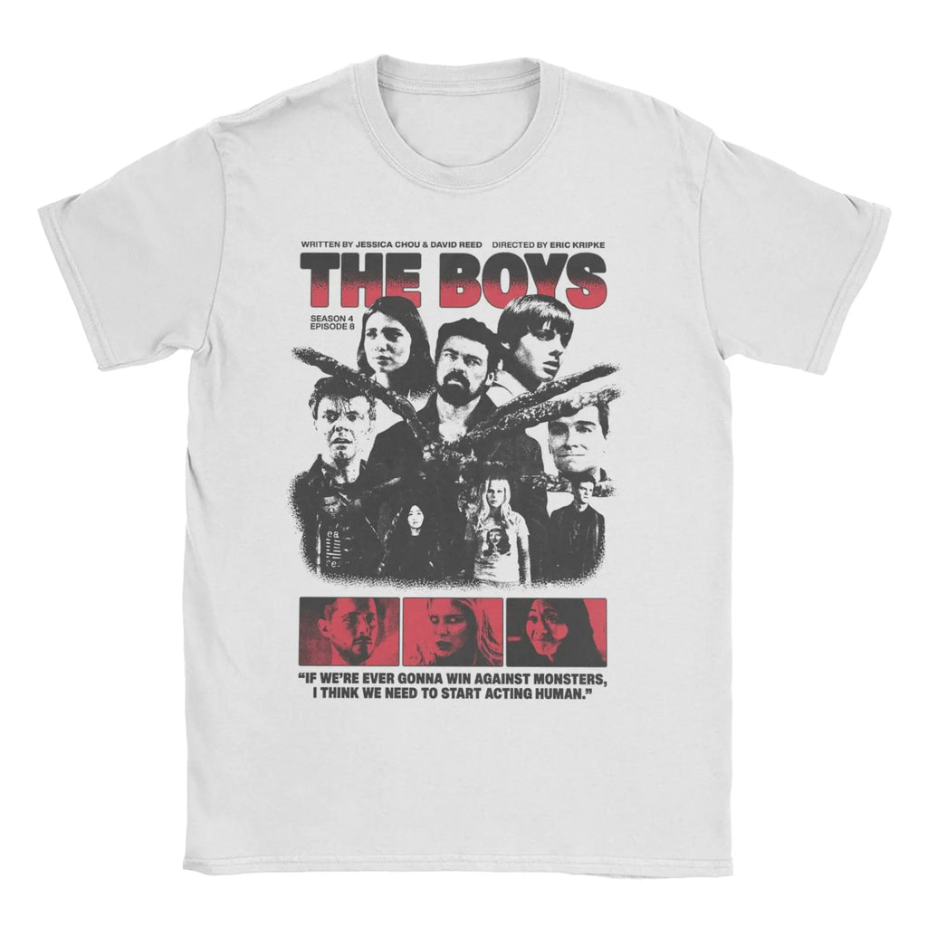 Vintage The Boys Homelander Saving America  T-Shirt for Men Crew Neck Cotton T Shirt  Short Sleeve Tee Shirt Gift Idea Clothes