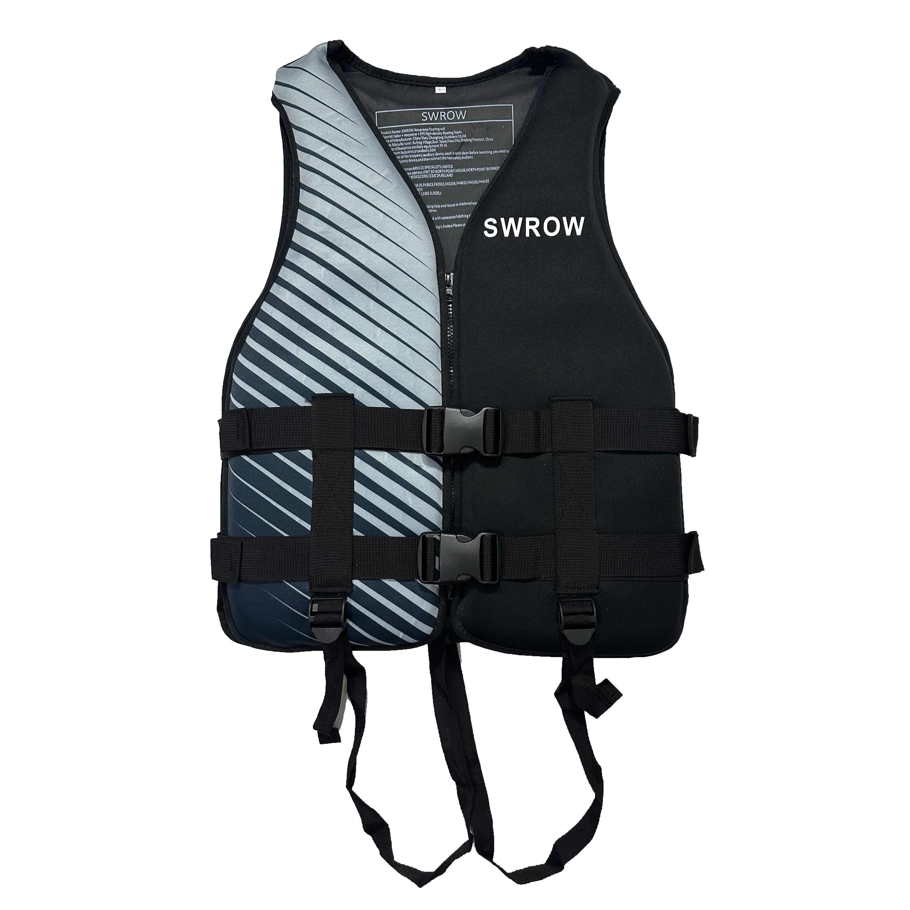 Gilet de Sauvetage Néoprène – Sport Nautique Bateau Kayak Adulte Enfant XS-2XL