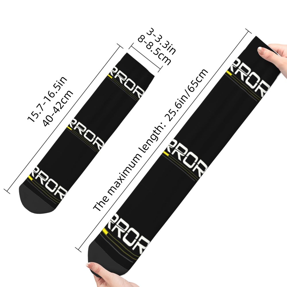 Techwear Men's Crew Socks Unisex Fun Japanese Future Tech Street Wear Style Spring Summer Autumn Winter Dress Socks