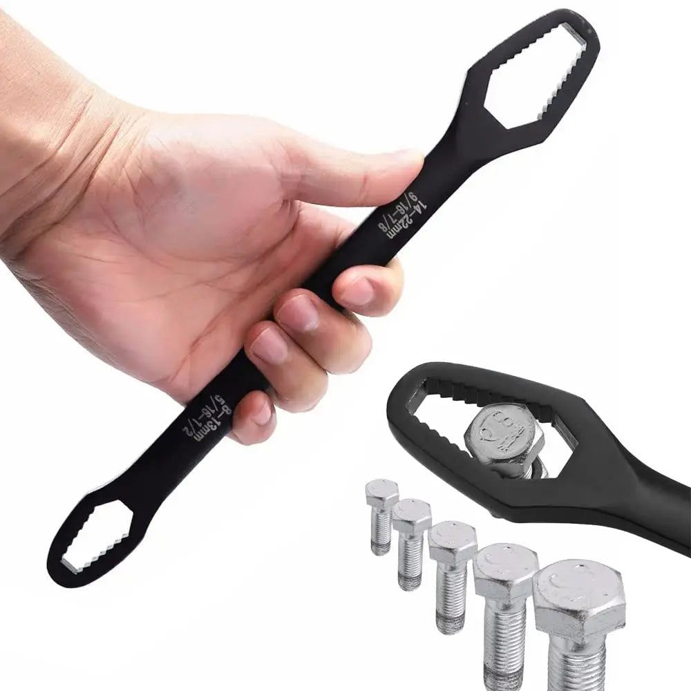 Car Universal Torx Wrench 8-22mm Adjustable Self-tightening Wrench Board Double-head Torx Spanner Torx Spanner Hand Tools New