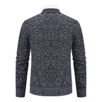 Cardigan Tricot Homme Col V – Pull Casual Chaud Automne Hiver M-4XL