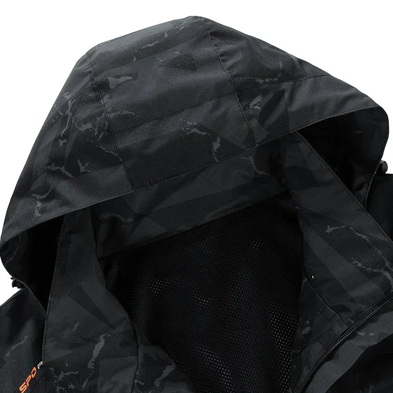 Coupe-Vent Homme À Capuche Imperméable – Camping Style Coréen Printemps Automne