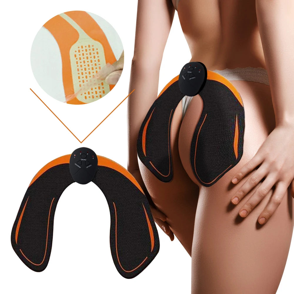 Stimulateur Musculaire EMS Sans Fil – Fessiers Abdominaux Minceur 6 Modes