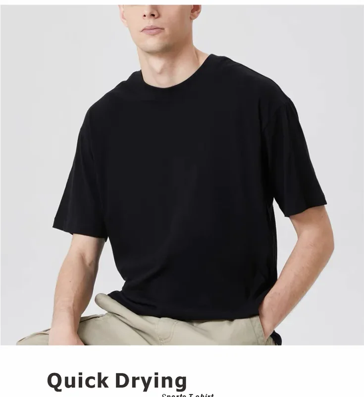 Custom Printed Quick-Drying T-shirts For Men And Women With Logo And Text Short-sleeved T-shirts Original Design Gift Tops 2025