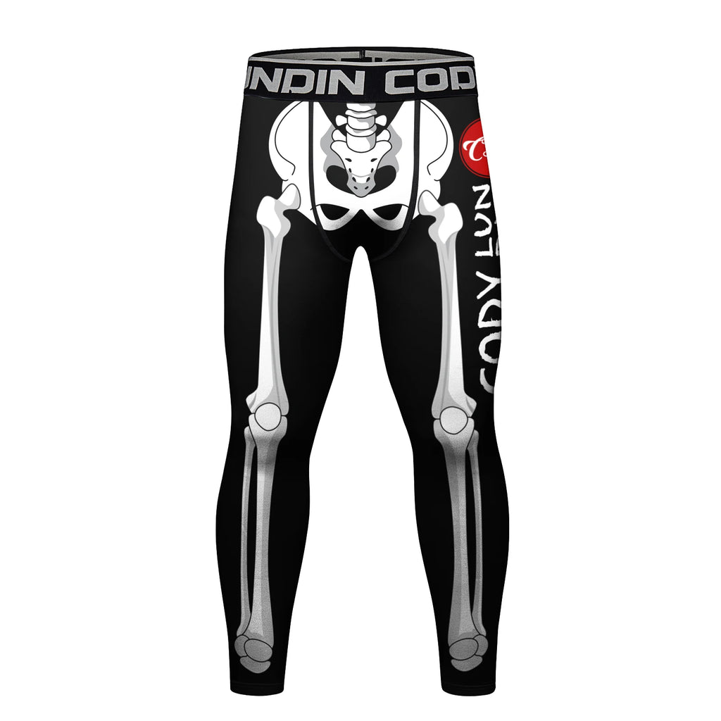 Legging Compression MMA Homme – BJJ Kickboxing Fitness Impression 3D