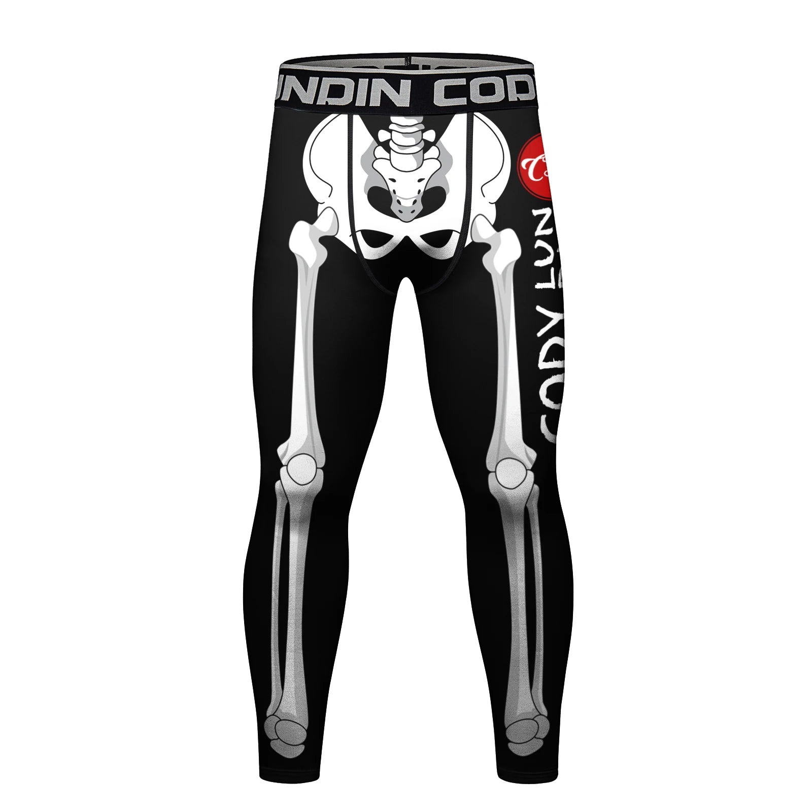Legging Compression MMA Homme – BJJ Kickboxing Fitness Impression 3D