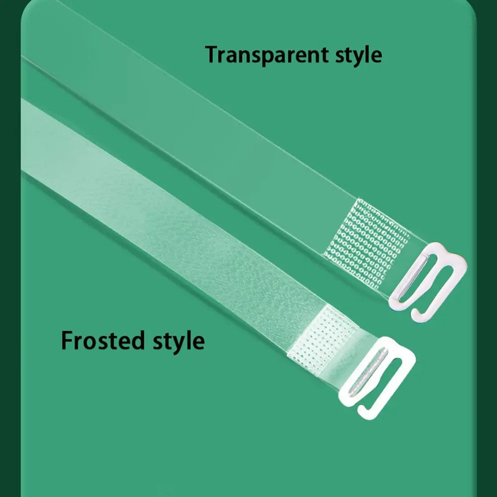 Straps Summer Non-slip Invisible Straps Pectoral Girdle Invisible Shoulder Straps Adjustable Bra Belt Transparent Bra Straps
