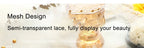 Women Transparent Lace Panties Large Sizes with High Waist Summer