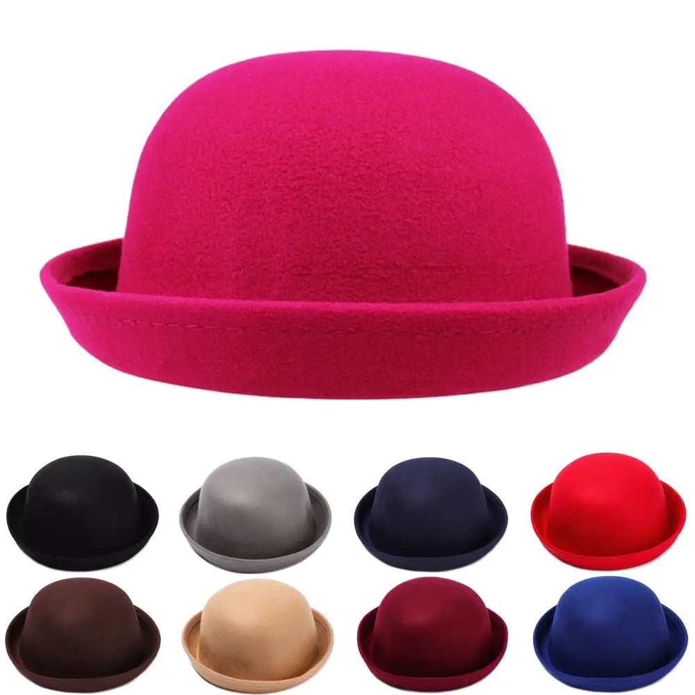 Fashion Vintage Not Deformed Beanie Cap Fedora Beret Floppy Bowler Felt Hat