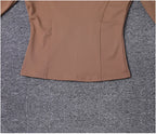 Veste zippée femme – Col montant et coupe ajustée