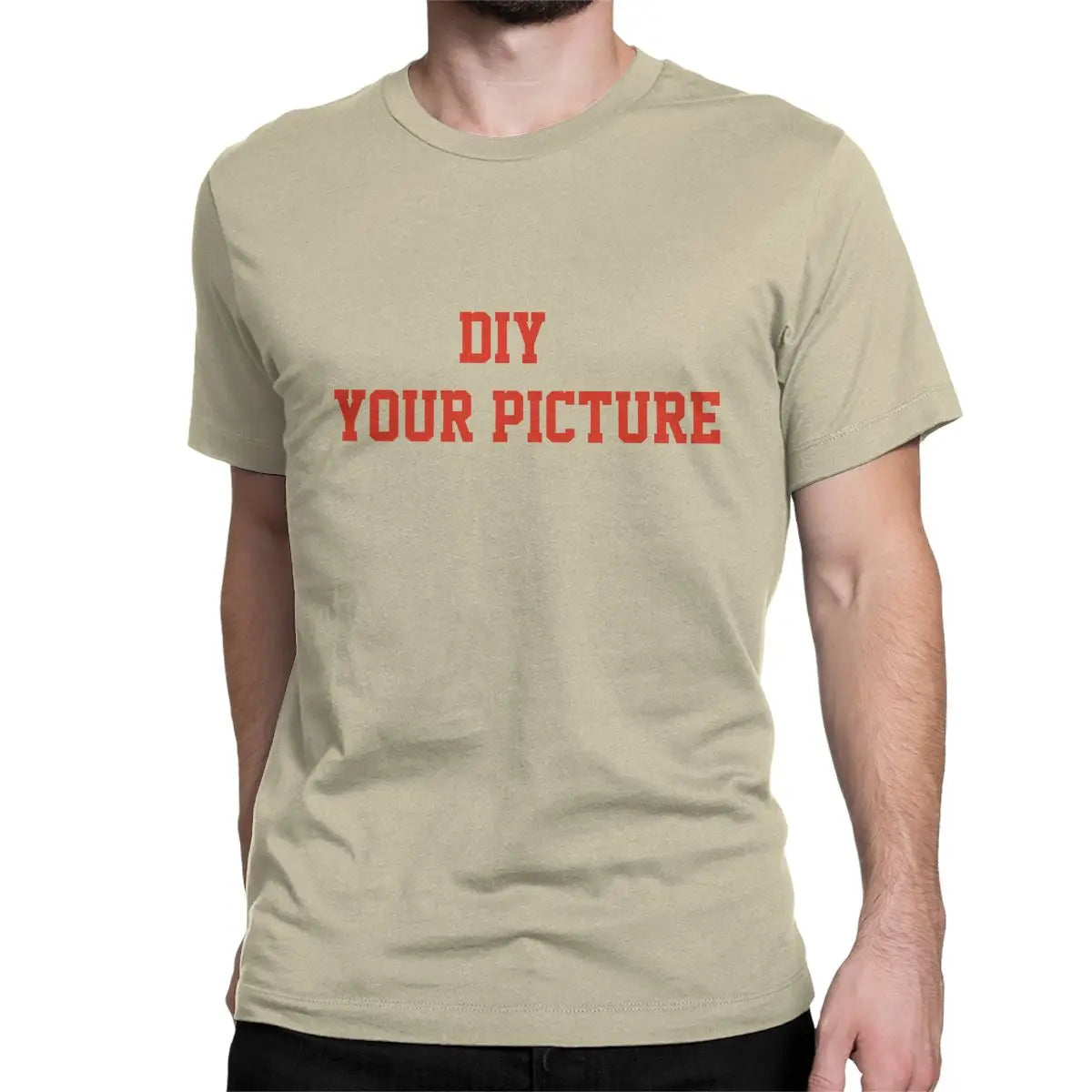 DIY T Shirts Men Women's 100% Cotton Creative T-Shirt Crew Neck Customized Tees Short Sleeve Tops Gift Idea
