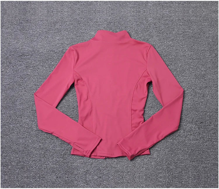 Veste zippée femme – Col montant et coupe ajustée