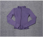 Veste zippée femme – Col montant et coupe ajustée