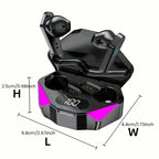 X15 TWS Wireless Bluetooth Headset LED Display Gamer Earbuds with Mic