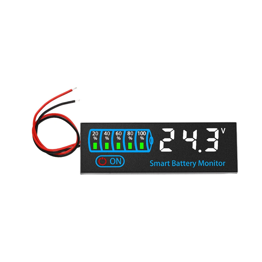 Indicateur de Charge Batterie LED DC 7-55V