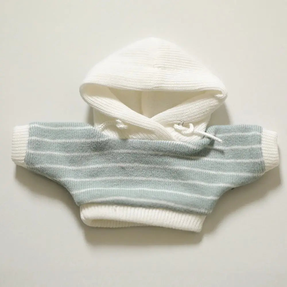 Handmade Cute Hoodies For 10cm Cotton Dolls Casual Wear Sweatshirt Outfits Fashion Clothes Dolls Accessories Kids Toys Gifts