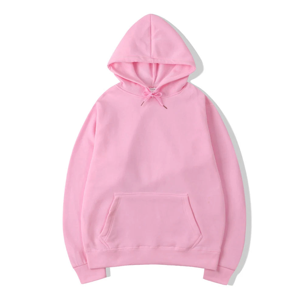 Hoodie homme à capuche – Coloris unis et coupe régulière