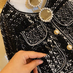 Veste ou pantalon évasé enfant noir – Pièces vendues séparément