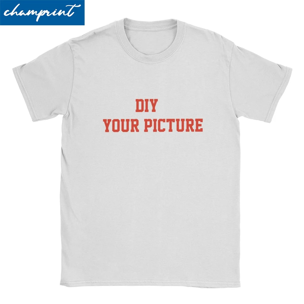 DIY T Shirts Men Women's 100% Cotton Creative T-Shirt Crew Neck Customized Tees Short Sleeve Tops Gift Idea