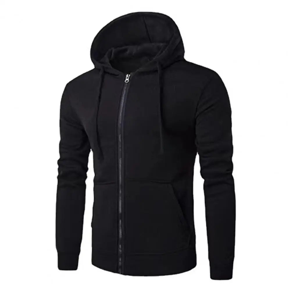 Sweat à Capuche Zippé Slim Homme