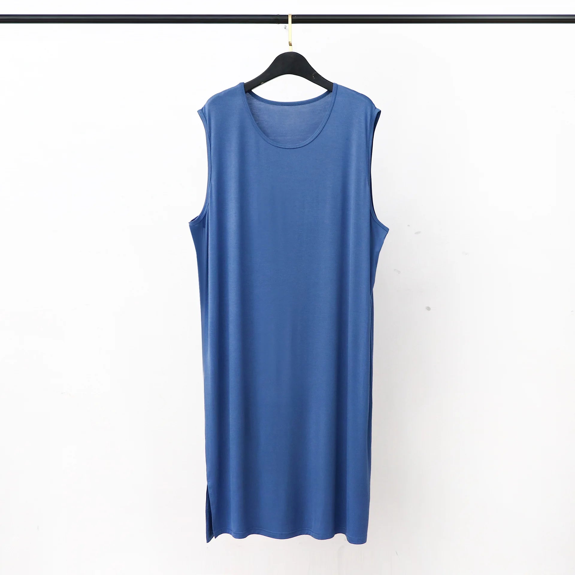 Men's Sleepwear Vest Long Dress Comfortable Home Clothes Bathrobe Sexy Nightwear Spring Summer Autumn Winter Youth Pajamas ﻿