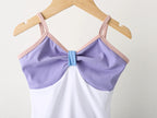 Enfant Ballet Tights Dance Suspenders Contrasting Color Vests Training Clothes Enfants Ballets Professional Gymnastics Clothes