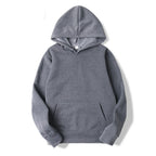 Hoodie homme à capuche – Coloris unis et coupe régulière