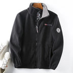 2025 New Winter Thicken Fleece Men Jacket Pockets Casual Polar Jackets Outdoor Cold-Proof Warm Overcoat Plus Size Outwear