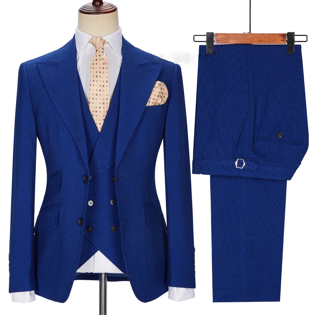 Costume homme – Ensemble veste, gilet et pantalon