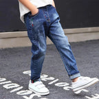 IENENS Kids Boys Clothes Jeans Pants Children Wears Denim Clothing