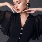 customized modern dance tops adult practice clothes women's clothing ballroom dance competition dresses