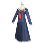 Adult Women Toko Fukawa Cosplay Costume Danganronpa JK Uniform with Glasses Halloween Carnival Dress Up Suit