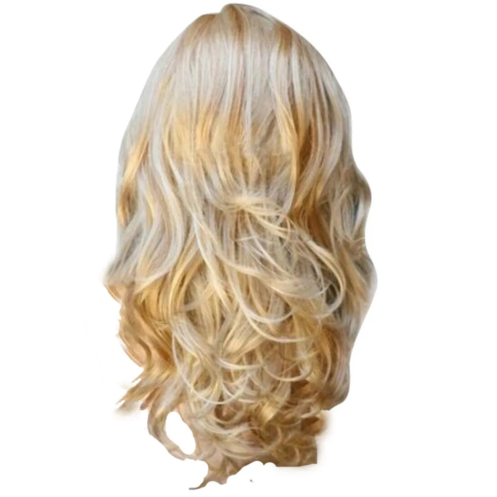 Long Curly Blonde Wig Natural Wavy Synthetic Hair Wig For Women Daily Party Cosplay Ondulado Natural Para Mujer 2026 Trending