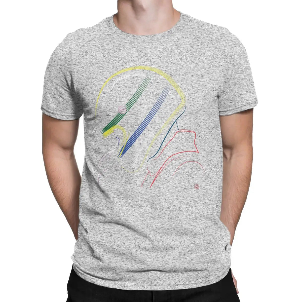 T-shirt Ayrton Senna Helmet homme – Coton streetwear motorsport