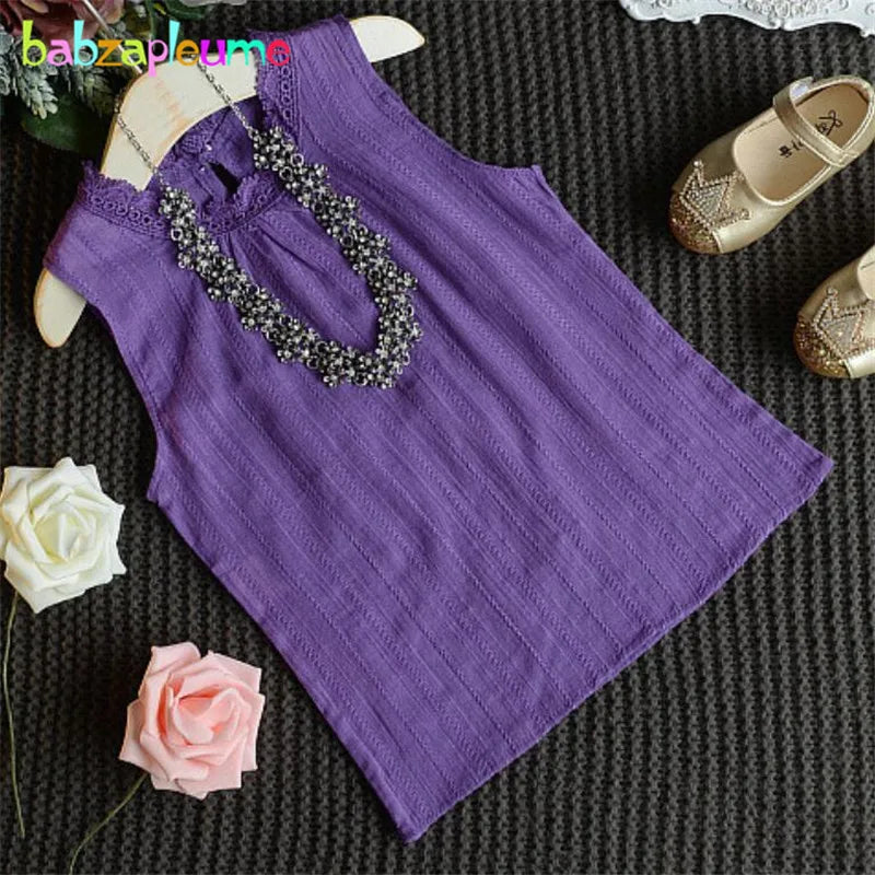 Kids Girl Clothes Set Infant Clothing Sleeveless Vest+Skirts 2Pcs Clothing Set Fashion Toddler Costume Children 0-7Year BC1383