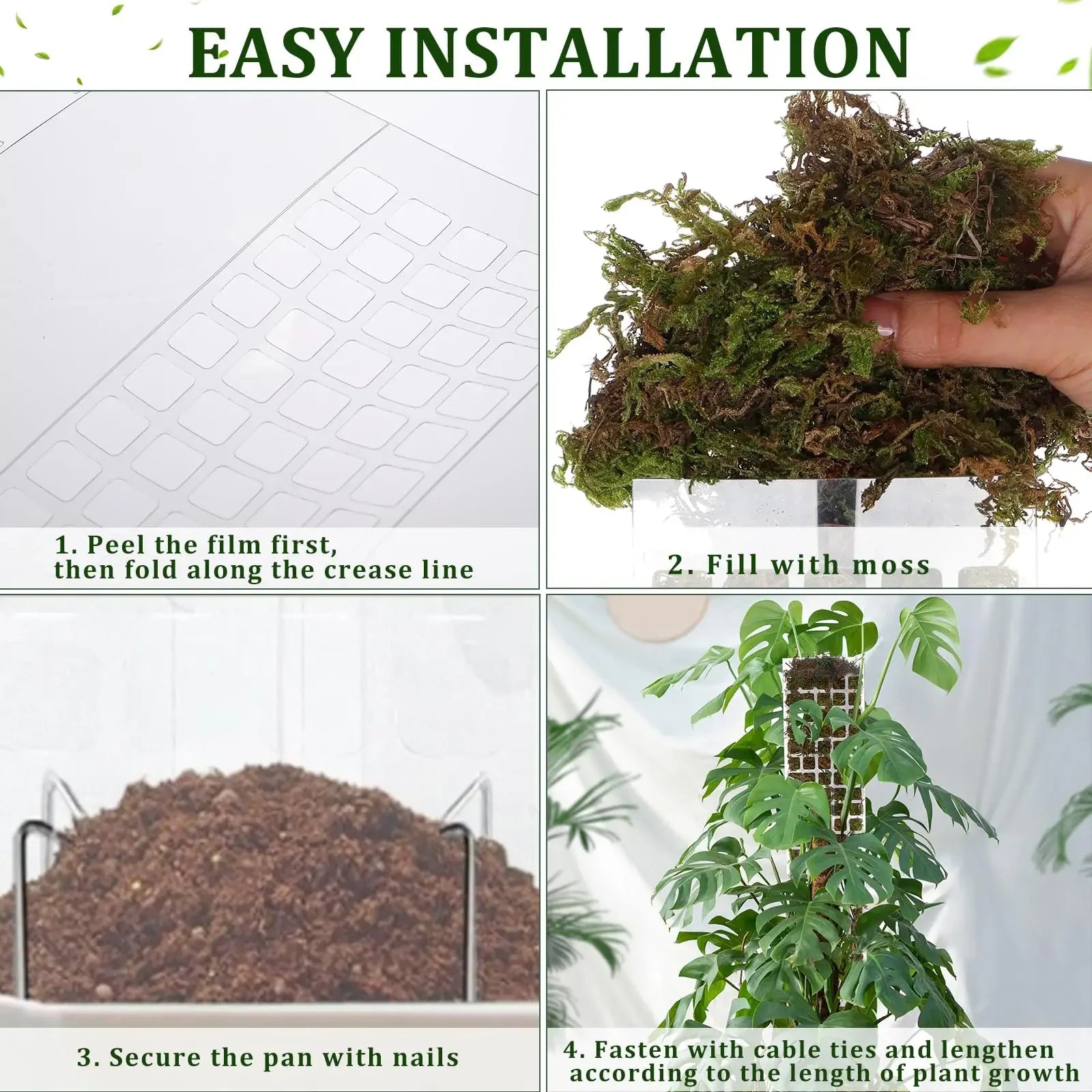 Tuteur Mousse Plante Grimpante Indoor